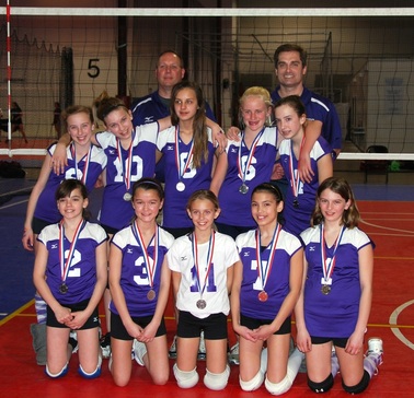 girls tournament volleyball maryland juniors finish silver march place